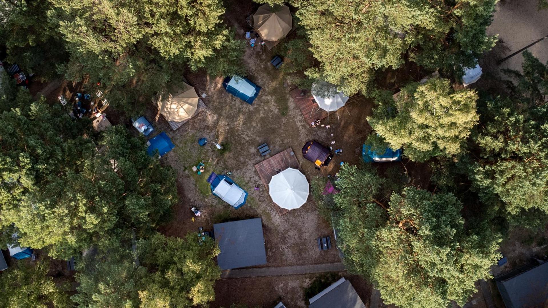 Camp Bursztynowy Las 格但斯克 外观 照片