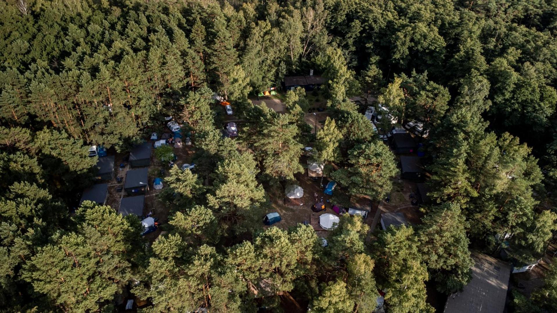 Camp Bursztynowy Las 格但斯克 外观 照片