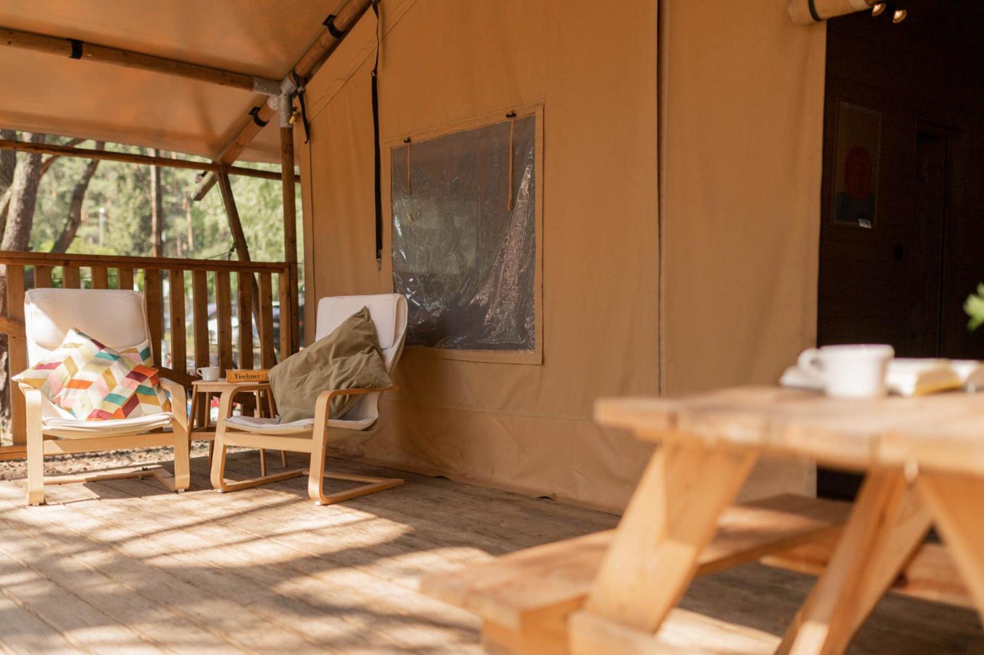 Camp Bursztynowy Las 格但斯克 外观 照片